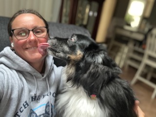 Happy client dog